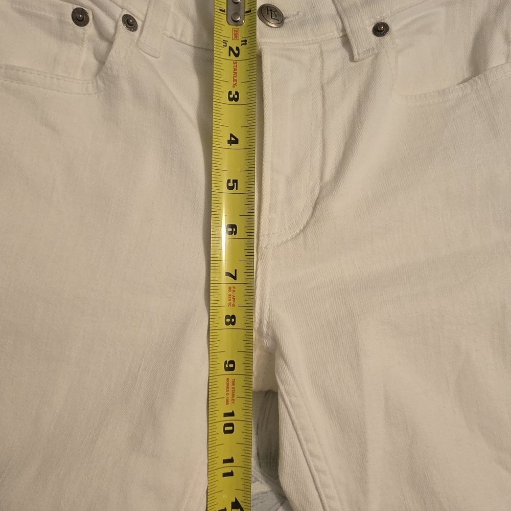 Ralph Lauren Purple Label Women's White Slim Fit Jeans 27 - Picture 6 of 9